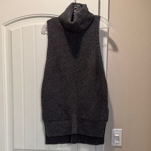 Hugo Boss Wool/Cashmere Lux Sleeveless Turtleneck Sweater